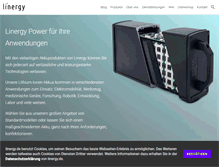 Tablet Screenshot of linergy.de